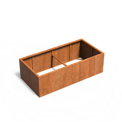 Cortenstaal Plantenbak 200 x 100 x 60 cm - Zonder bodem