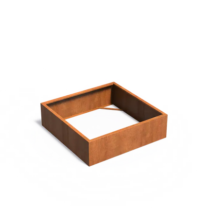 Cortenstaal Plantenbak 140 x 140 x 40 cm - Zonder bodem
