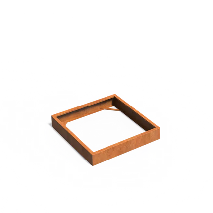 Cortenstaal Plantenbak 120 x 120 x 20 cm - Zonder bodem