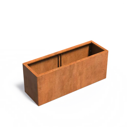 Donica ze stali corten 150 x 50 x 60 cm - bez dna