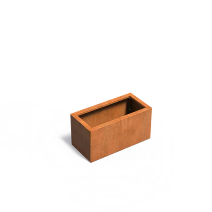 Donica ze stali corten 80 x 40 x 40 cm - bez dna