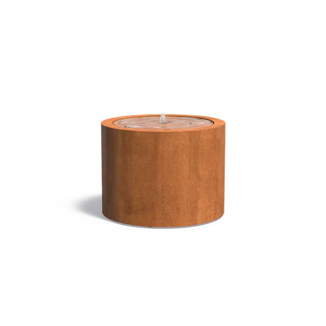 Cortenstaal Watertafel Rond 100 x 75 cm Fontein