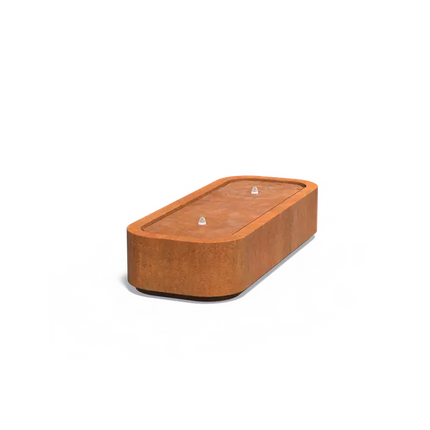 Corten steel Water table Premium - 200x80x40 cm - Fountain