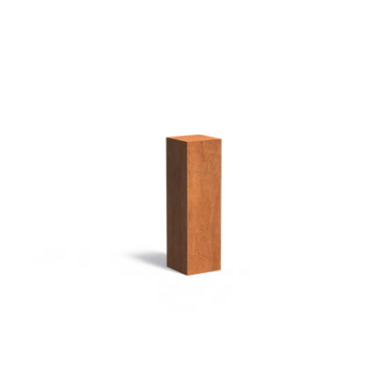 Cortenstaal Sokkel 30 x 30 x 100 cm