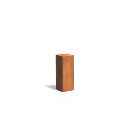 Cortenstaal Sokkel 30 x 30 x 80 cm