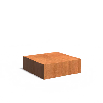 Cortenstaal Sokkel 120 x 120 x 40 cm