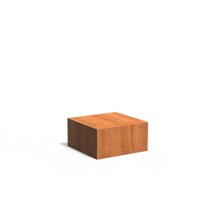 Cortenstaal Sokkel 80 x 80 x 40 cm