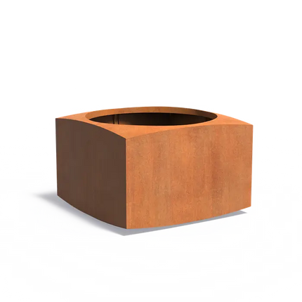Cortenstaal Plantenbak Vierkant 120 x 120 x 80 cm