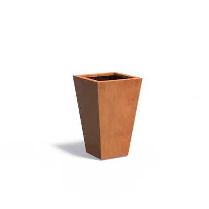 Donica stożkowa ze stali Corten 50 x 50 x 80 cm