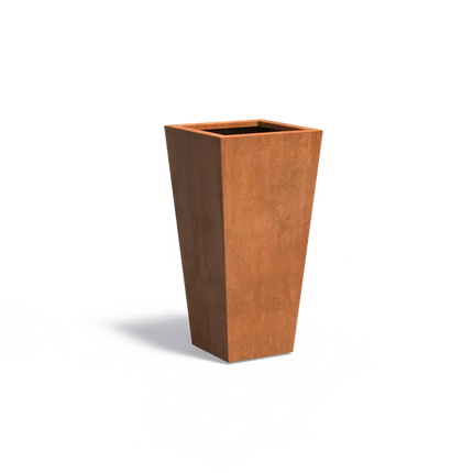 Cortenstaal Plantenbak Taps 50 x 50 x 100 cm