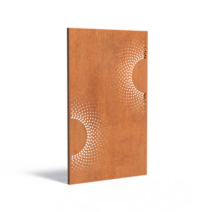 Corten Steel Fence 110 x 5 x 180 cm | Panel | Sonoma Garden Screen