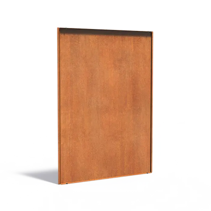 Cortenstaal Paneel Achterwand 134.5 x 3.5 x 179.9 cm - Schutting
