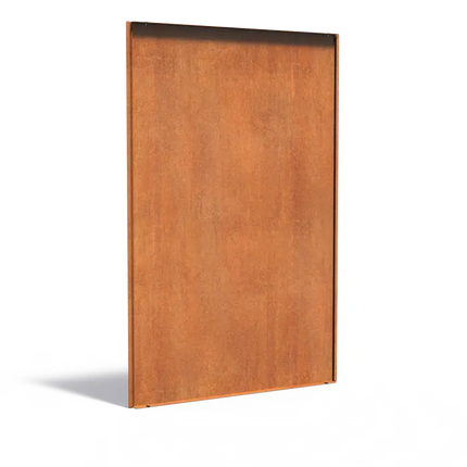 Cortenstaal Paneel Achterwand 134.5 x 3.5 x 199.9 cm - Schutting