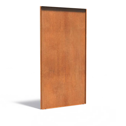 Cortenstaal Paneel Achterwand 109.5 x 3.5 x 199.9 cm - Schutting