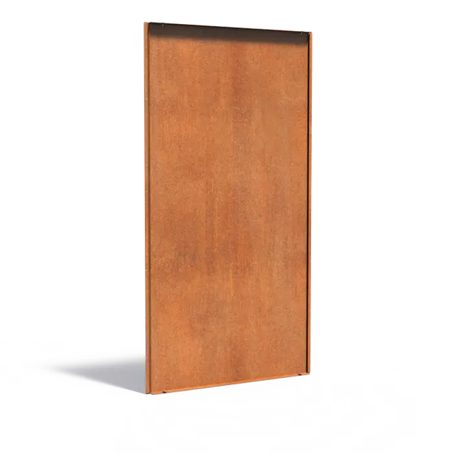 Cortenstålpanel Bakvägg 109,5 x 3,5 x 199,9 cm - Staket