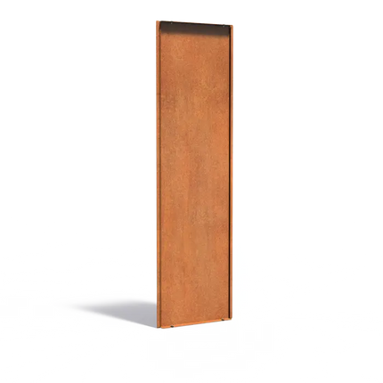 Cortenstaal Paneel Achterwand 59.5 x 3.5 x 199.9 cm - Schutting