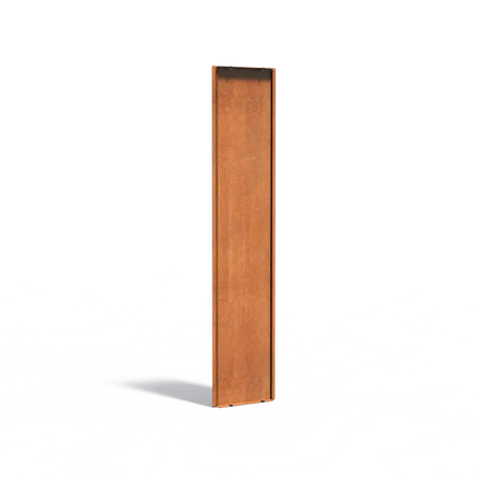 Cortenstaal Paneel Achterwand 39.5 x 3.5 x 179.9 cm - Schutting