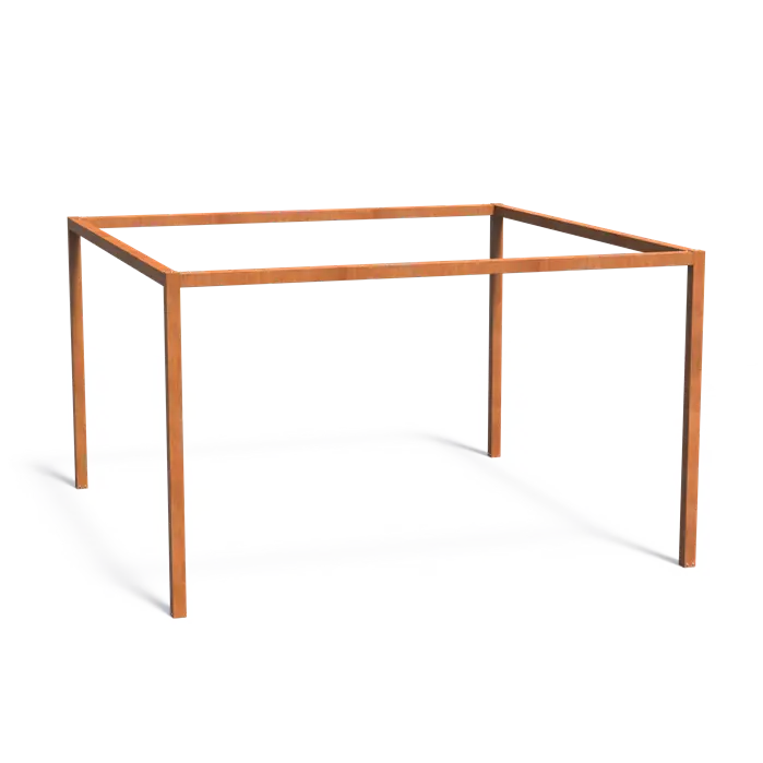 Cortenstaal Pergola 420 x 420 x 250 cm