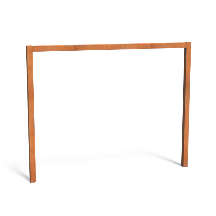 Cortenstaal Pergola U-vorm 320 x 10 x 250 cm