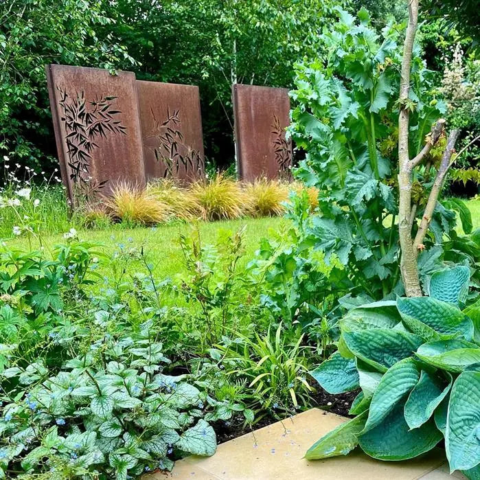 Cortenstaal Schutting 110 x 5 x 180 cm | Paneel | Tuinscherm Isla Vista