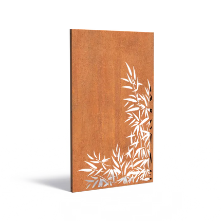 Clôture en acier Corten 110 x 5 x 180 cm | Panneau | Brise-jardin Topanga