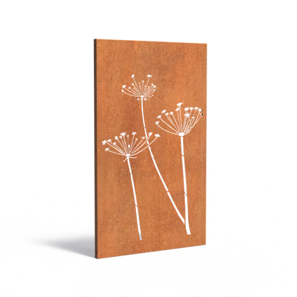 Corten Steel Fence 110 x 5 x 180 cm | Panel | Garden Screen Westwood