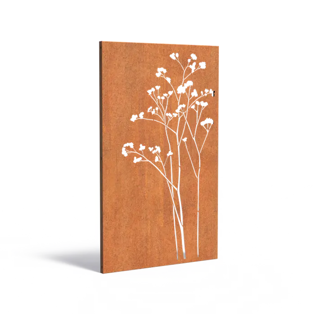 Cortenstaal Schutting 110 x 5 x 180 cm | Paneel | Tuinscherm Mugu