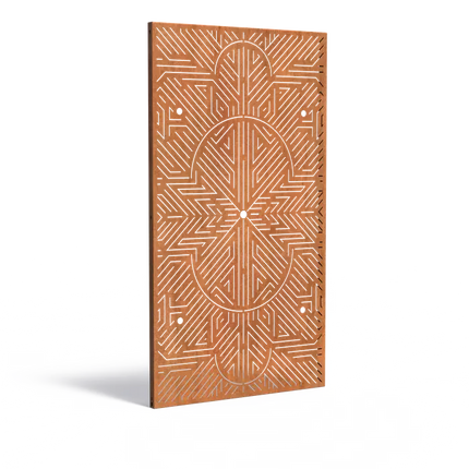 Cortenstaal Schutting Clemente 110x5x200 cm - Paneel