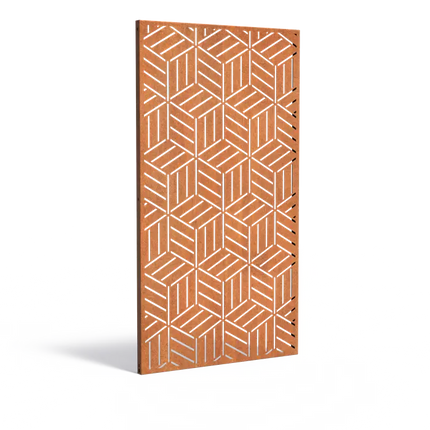 Cortenstaal Schutting Cariso 110x5x200 cm - Paneel