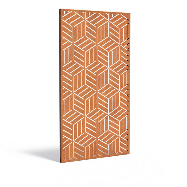 Cortenstaal Schutting Cariso 110x5x200 cm - Paneel