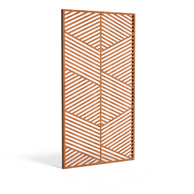 Cortenstaal Schutting Valido 110x5x200 cm - Paneel