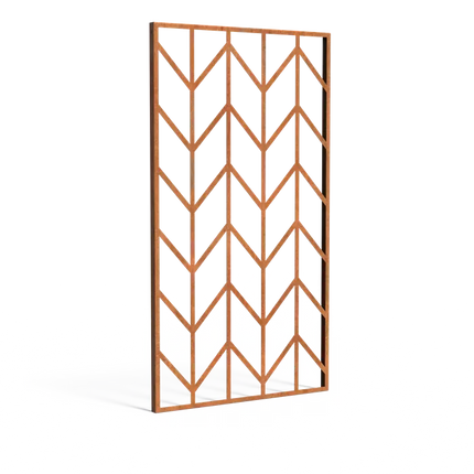 Cortenstaal Schutting Tenaja 110x5x200 cm - Paneel
