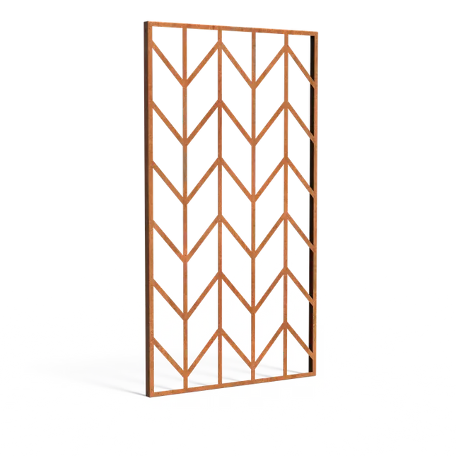 Cortenstaal Schutting Tenaja 110x5x200 cm - Paneel