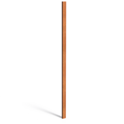 Corten Steel Garden Post 300 cm - 100 x 50 x 3000 mm