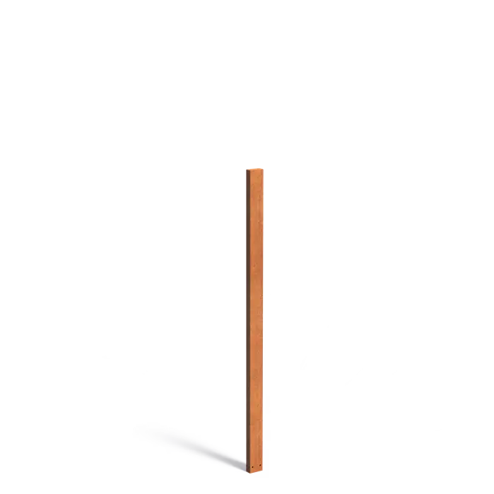Cortenstaal Tuinpaal 200 cm - 100 x 50 x 2000 mm