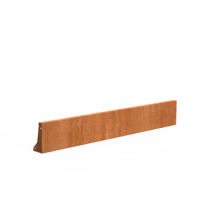 Corten Steel Retaining Wall 150 x 15 x 30 cm | Border