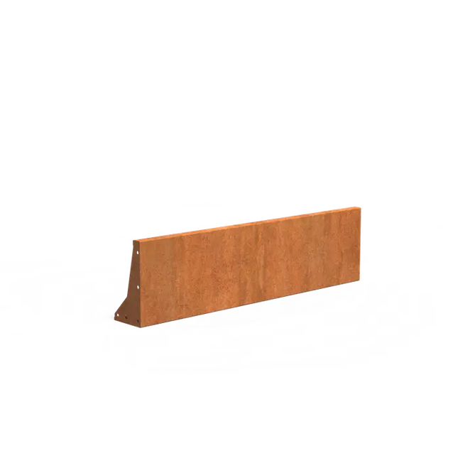 Cortenstaal Keerwand 150 x 20 x 40 cm | Border
