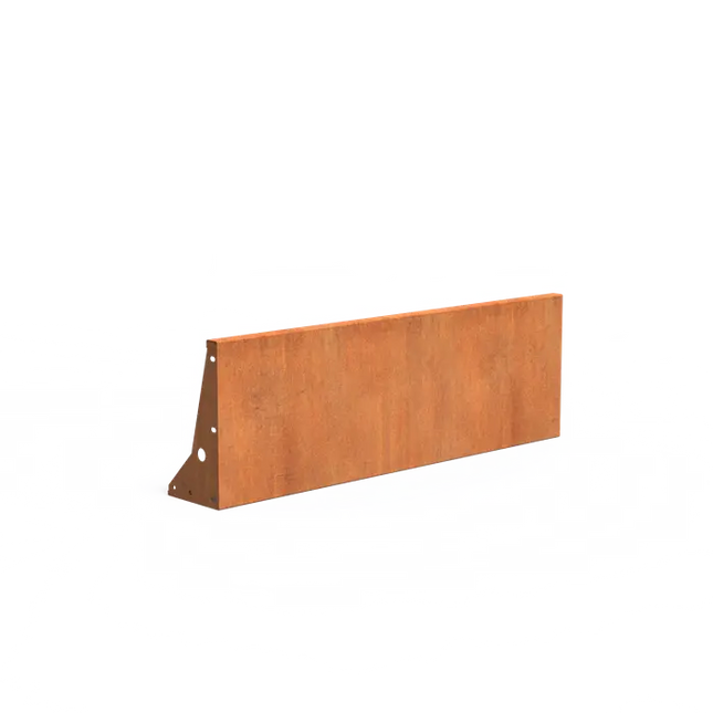 Cortenstaal Keerwand 150 x 25 x 50 cm | Border