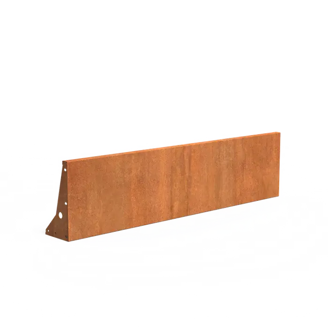 Cortenstaal Keerwand 200 x 25 x 50 cm | Border