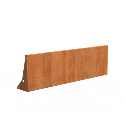 Mur oporowy ze stali Corten 200 x 30 x 60 cm | Granica