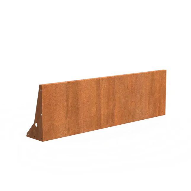 Cortenstaal Keerwand 200 x 30 x 60 cm | Border