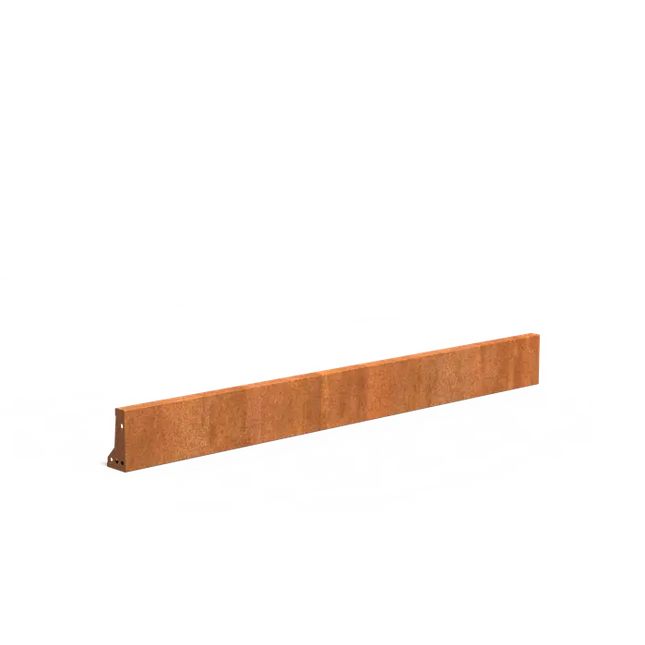 Cortenstaal Keerwand 200 x 10 x 20 cm | Border