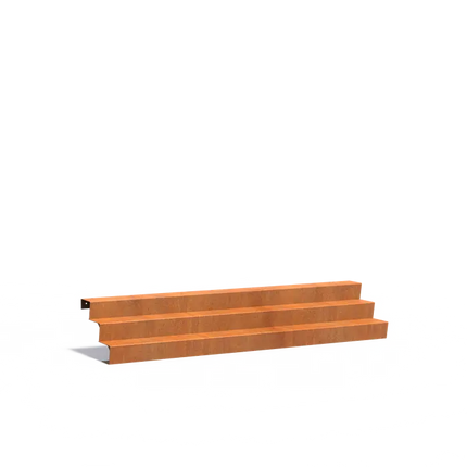 Corten Steel Staircase 300 x 72 x 51 cm Steps | Garden Staircase
