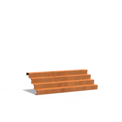 Corten Steel Staircase 250 x 96 x 68 cm Steps | Garden Staircase