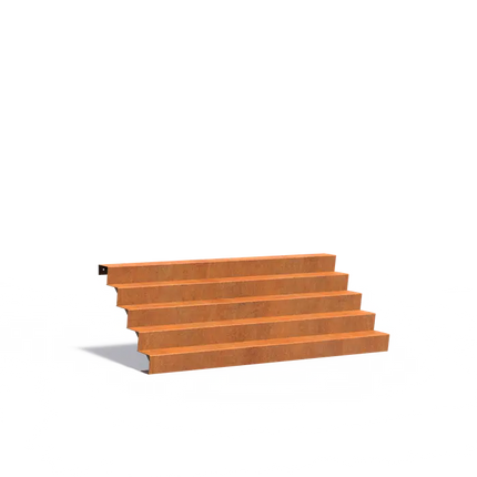 Corten Steel Staircase 250 x 120 x 85 cm Steps | Garden Staircase