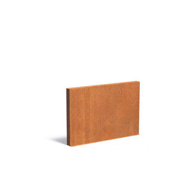 Cortenstaal Wand - Muur 200 x 15 x 135 cm