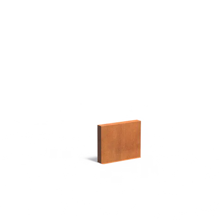Panneau mural en acier Corten - 100 x 15 x 80 cm