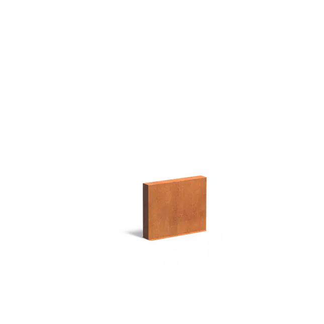 Cortenstaal Wand - Muur 100 x 15 x 80 cm