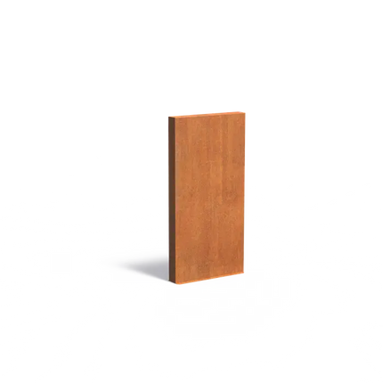 Panneau mural en acier Corten - 100 x 15 x 200 cm