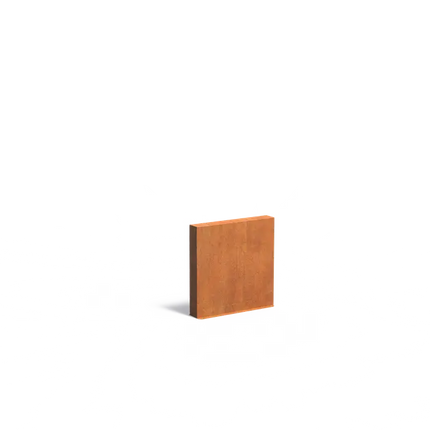 Corten Steel Wall 100 x 15 x 100 cm